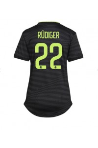 Real Madrid Antonio Rudiger #22 Voetbaltruitje 3e tenue Dames 2022-23 Korte Mouw